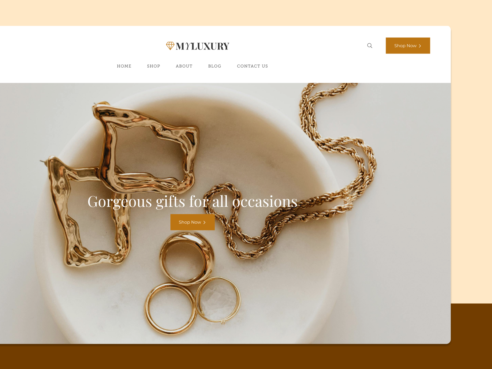 Jewellery Landing Page Design💎 by uipriyaa on Dribbble