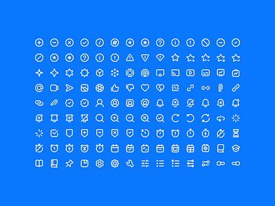Outline Icons - Lookscout Design System design figma icon set icons lookscout outline ui user interface ux vector