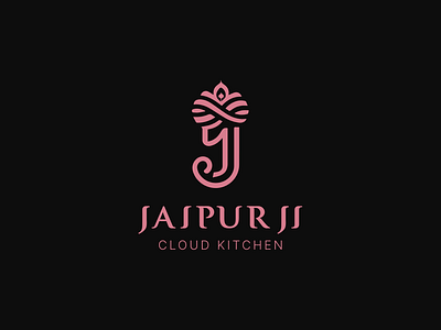 Jaipur Ji Logo branddesigner brandidentity branding brandlogo cloudkitchen cloudkitchenlogo design graphic design logo logodesign logodesigner