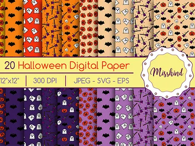 20 Halloween Pattern pattern scary night apparel unisex halloween tee