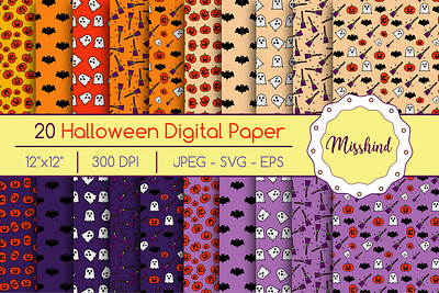 20 Halloween Pattern pattern scary night apparel unisex halloween tee