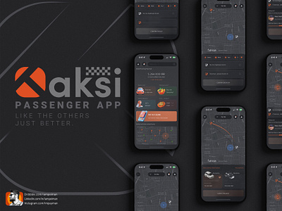 Taksi • Better than Snapp or Uber ! :) app delivery iranian logistics logo mobile app snapp tapsi transport uber ui uiux طراحی رابط کاربری طراحی لوگو