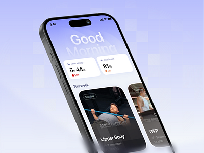 Workout Tracker - iOS App app design ios minimal ui ux