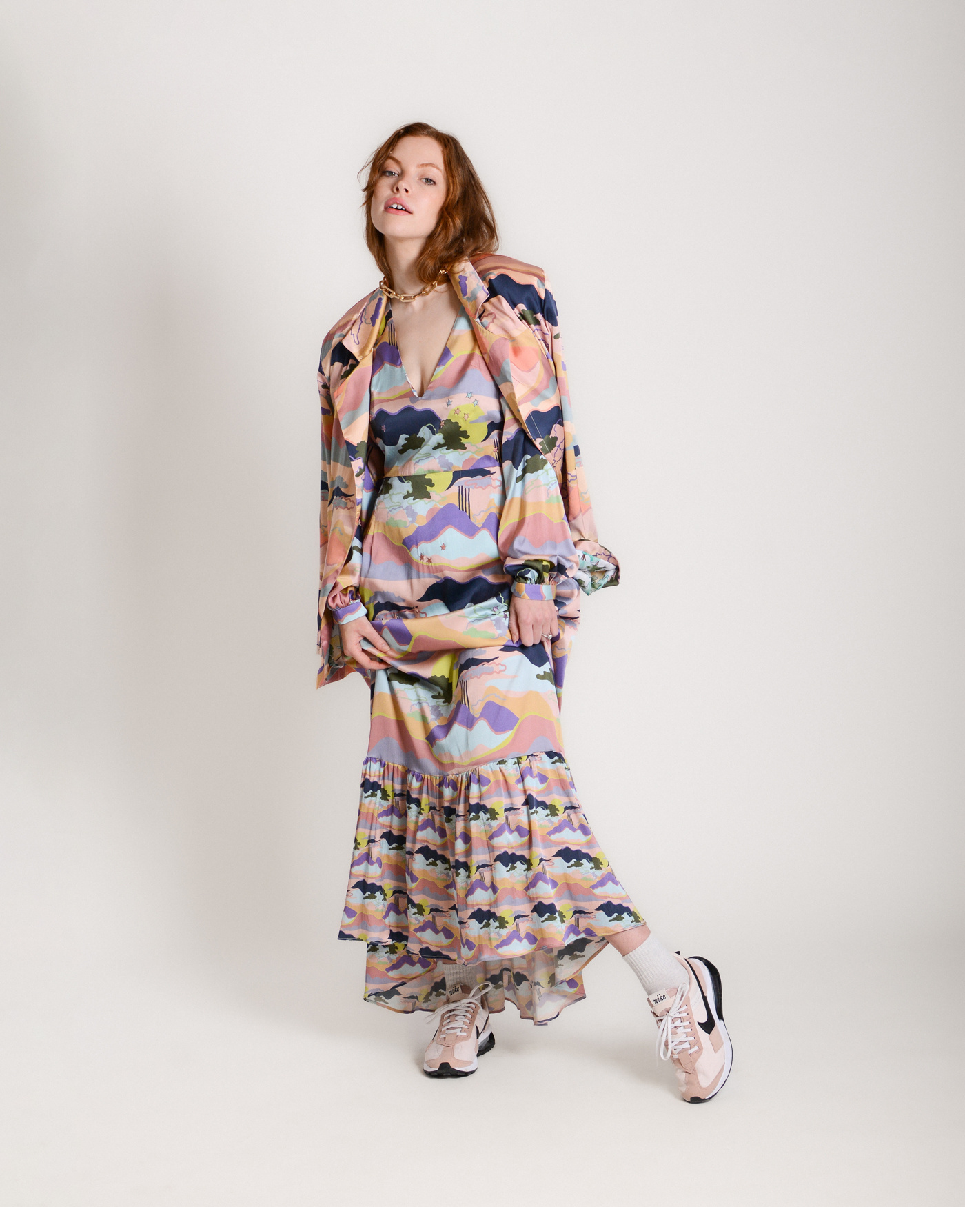 Psych Island mod camo textile print color palette fashion illustration psychadelic surface pattern design textile design