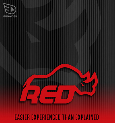 Logo rebrand project branding chipdavid dogwings logo ministry rhino vector