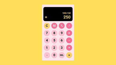 Daily UI #004: Calculator app calculator dailyui ui ux
