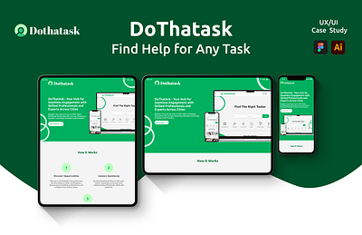 DoThatAsk: Connecting Skills, Creating Opportunities ui uxui web design