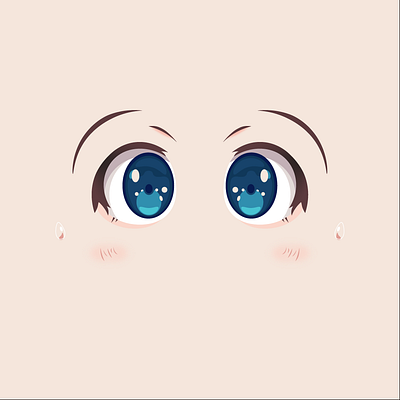 Anime Eyes graphic design