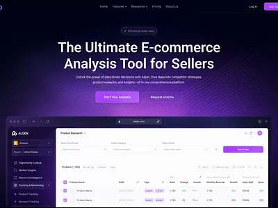 Hero Area Exploration ai dark theme figma hero area illustration ui ux website design