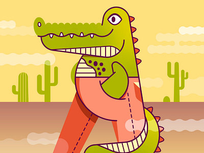 Allister the Alligator in Ankle booties 36daysoftype alligator animal cartoon children childrensliterature cute fun illustration kidlit type vector