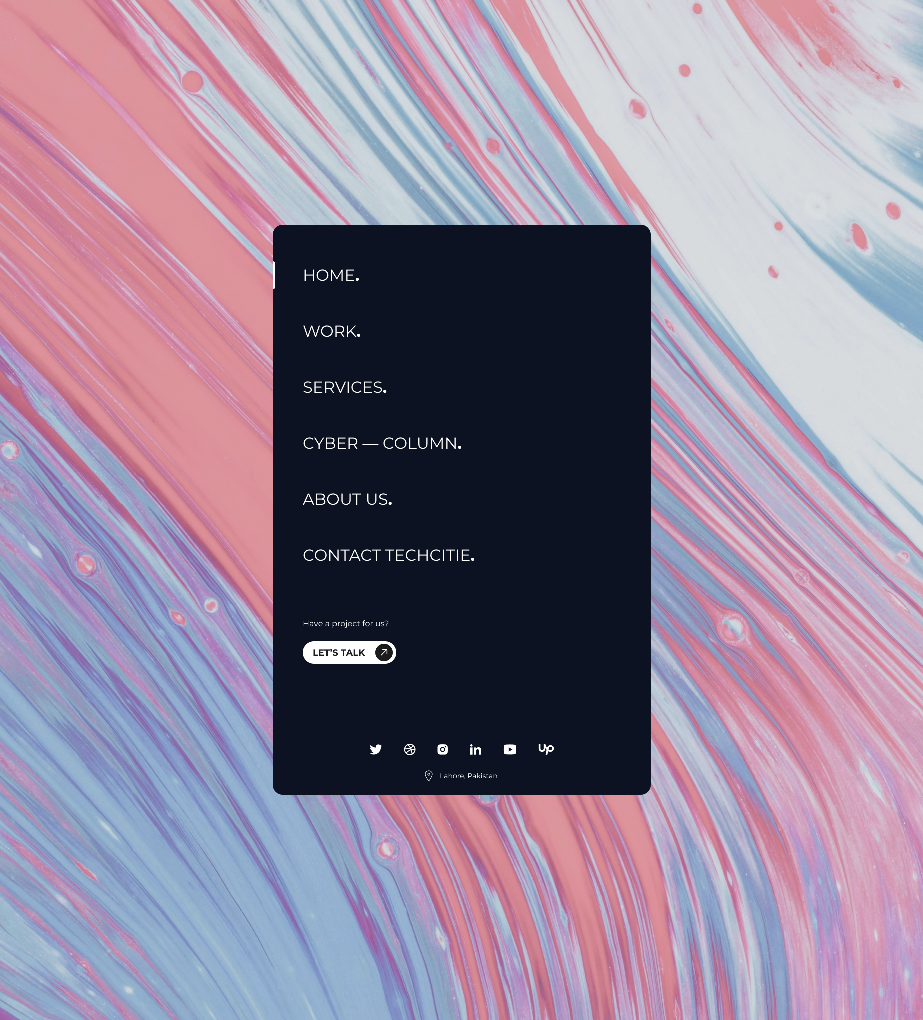 WEBSITE—NAVIGATION 3d app branding design graphic design logo minimal mobile app modern motion graphics navigation trending typography ui ux website