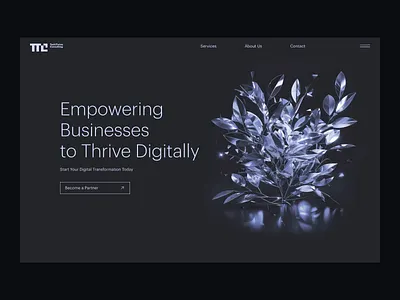 Digital consulting company website menu animation animation clean composition consulting corporate digital grid key image main menu minimalism modern modernism simple typography ui web web design