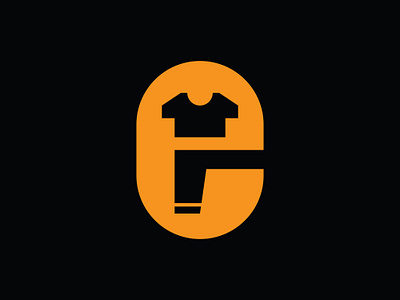 E Shirt And Pant Logo alphabet apparel boutique brand branding cloth digital e fabric initial letter logo mark market marketing monogram pant shirt store t shirt
