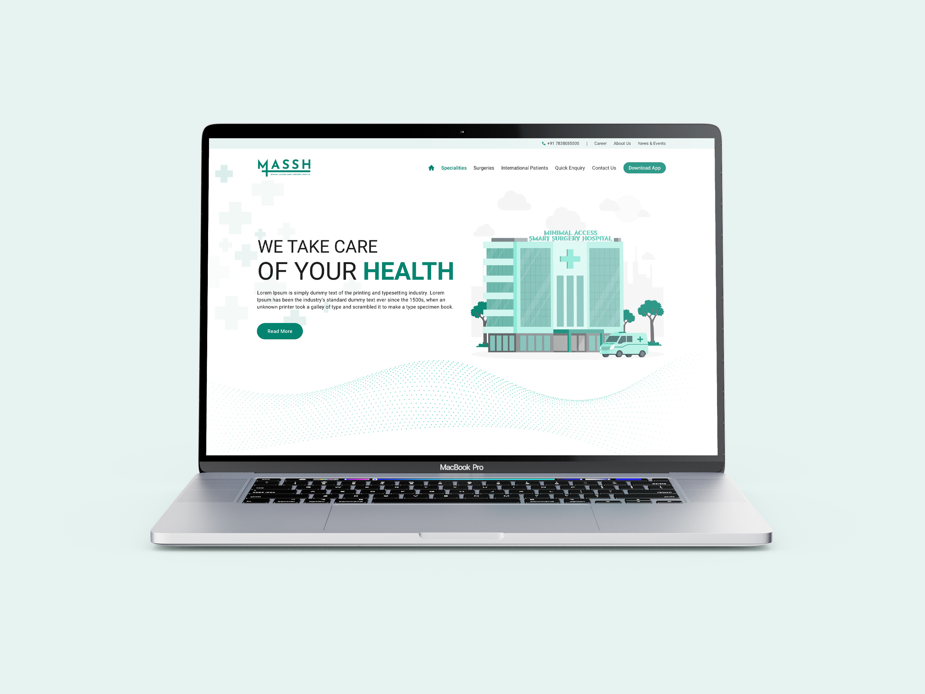Discover MASSH: Redefining Patient Care branding design design inspiration doctor health healthcare hospital inspiration medical patient surgery ui ux vector webdesign website