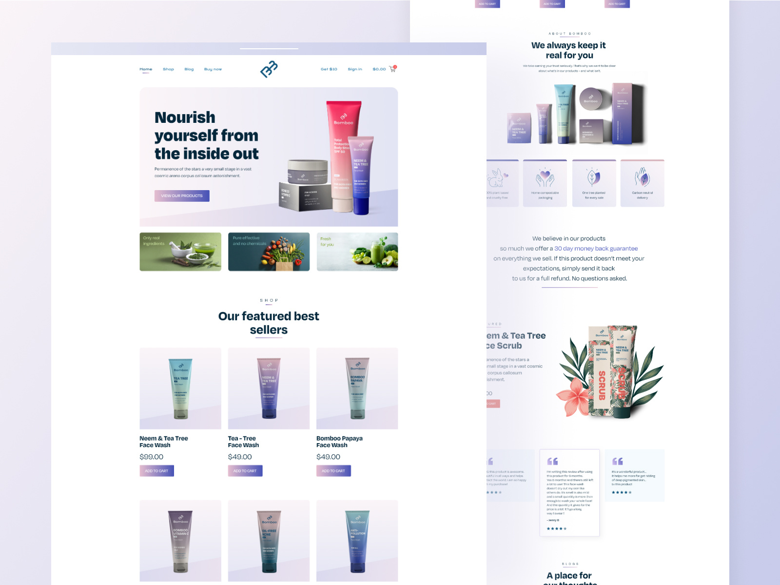 Example of Website Design & Redesign