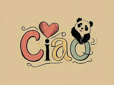 Animal shop illustrated logo animal graphic design illustration logo design panda