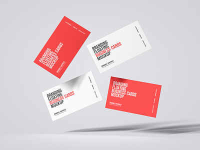 Free Branding Business Cards Mockup business card