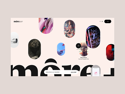 Môre - Talents for Design & Tech agency art direction design interface layout ui ux visual design
