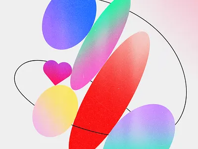 lovee art colors geometric graphic design illustrator