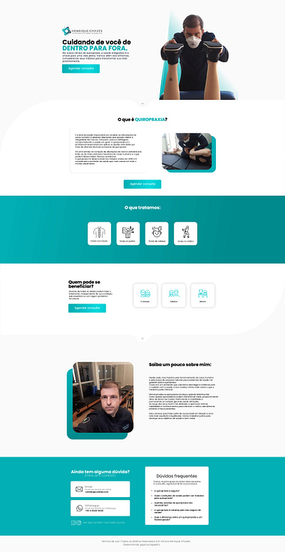 Landing page - Ortopedia landing page web designer