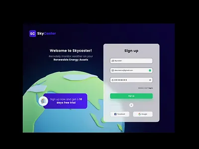 Sign Up Exploration clean design layout login register signup ui ux website