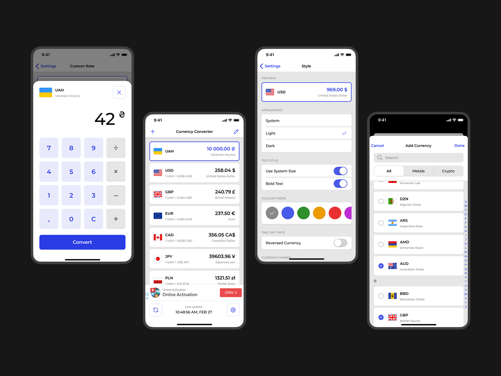 Currency Converter IOS App app converter currency currency converter design product design ui uidaily ux