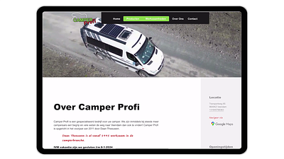 Sailsnake webdesign • Camper Profi business website camper creative design graphic design portfolio sailsnake ui ux webdesign