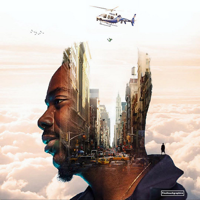 Double Exposure abstract art art city cloud double exposure illustration image editing photo manipulation photoshop shoto editing sky