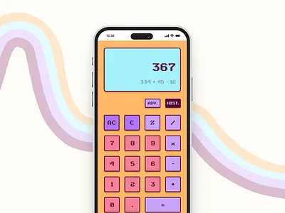 Calculator app calculator design mobile ui