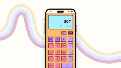 Calculator app calculator design mobile ui
