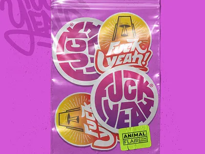 FUCK YEAH branding graphic design logo