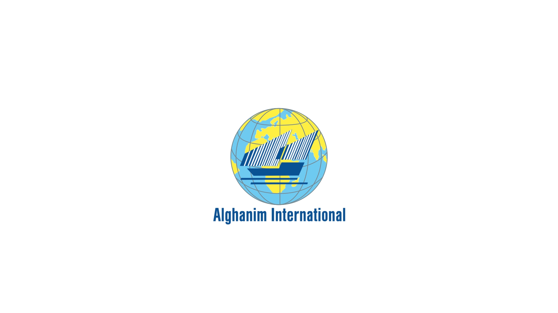 Logo animation - Alghanim International after effects animation intro logo animation motion graphics planet sea ship water world