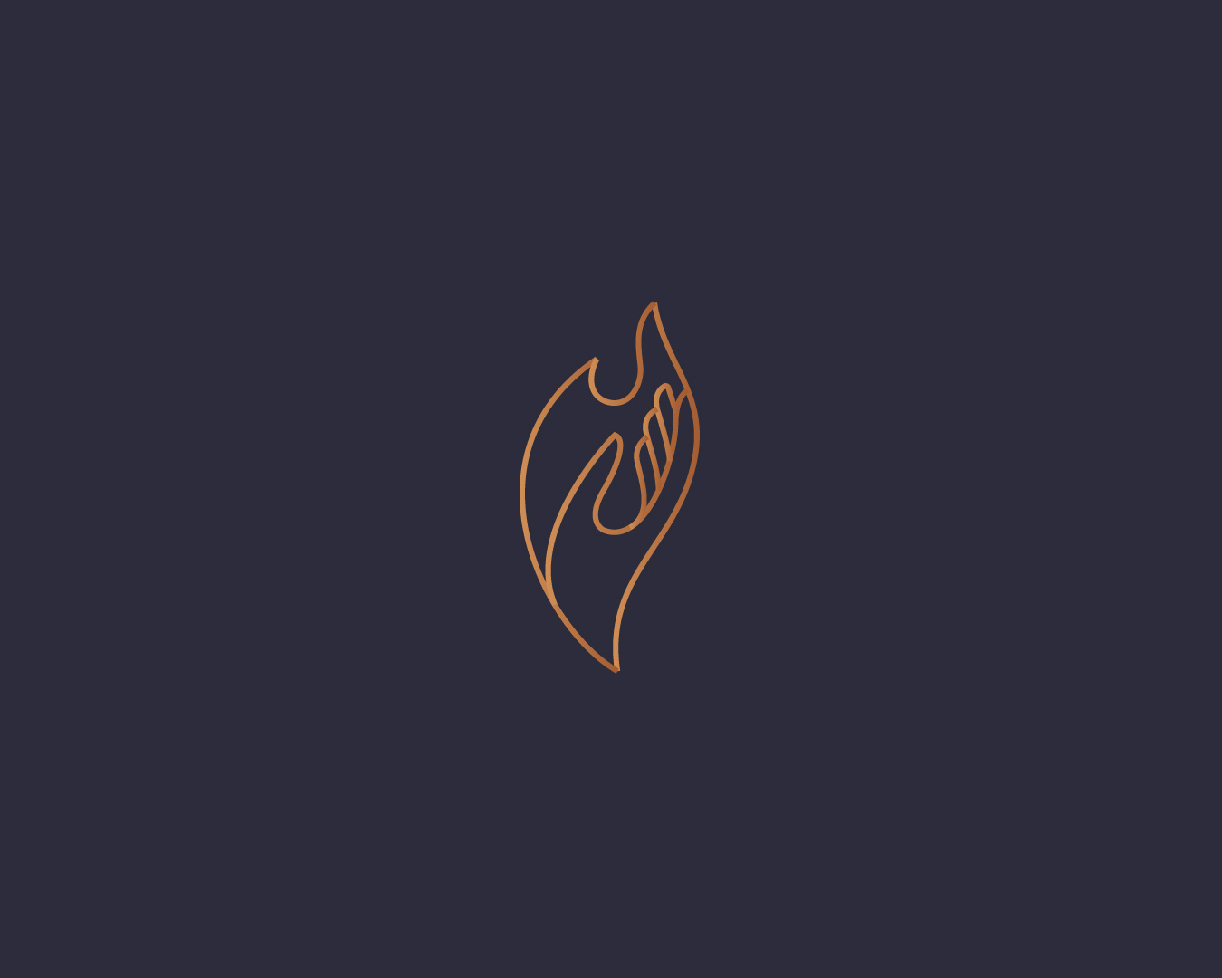 Hand and flame logo branding danger design fire flame gold gradient graphic design hand icon illustration linear logo logodesign logotype sign symbol ui vector