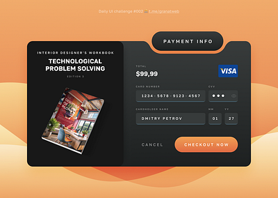 Credit Card Checkout challenge daily ui design graphic design site ui web web design