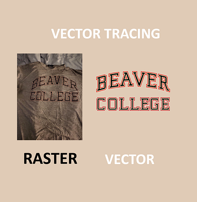 Vector tracing tshirt design ui vector graphic