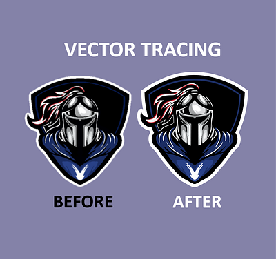 Vector Tracing vector graphic