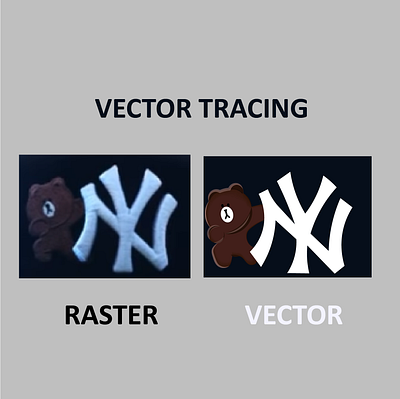 Vector Tracing vector graphic
