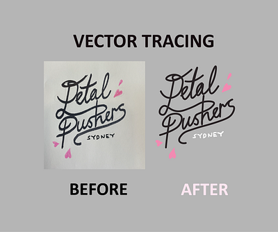 Vector Tracing vector graphic