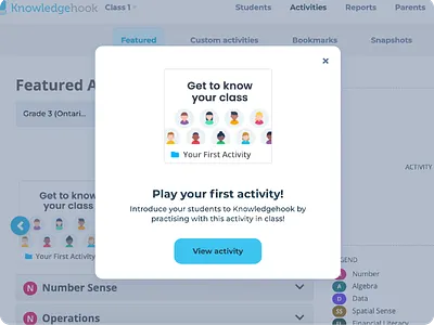 Onboarding activity for math app case study content design product design ui ux ux research