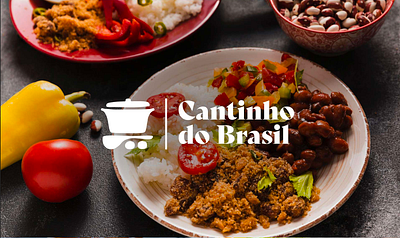 Cantinho do Brasil brand design branding brazil food logo logo design restaurant