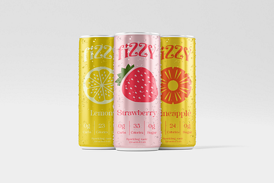 Fizzy Soda - Packaging design branding can design graphic design illustration logo packaging typography vector