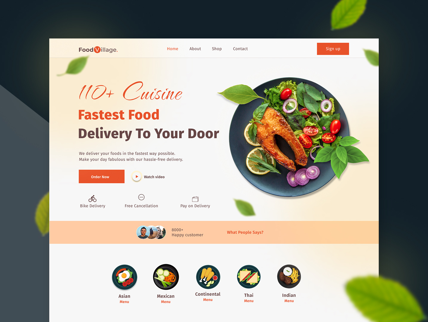 Restaurant Website business website creative design creative landing page ecommerce website food app design food delivery app food delivery website food website illustration modern ui modern website nft website restaurant app design restaurant landing page restaurant website trending design uiux design user experience ux design website template