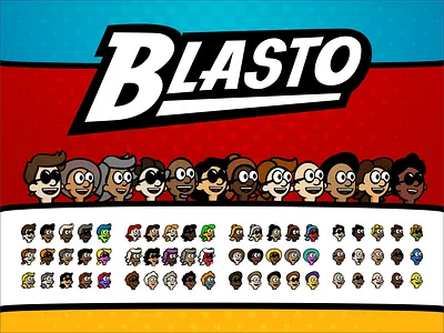 Blasto Figma cartoon character comic face human illustration people person