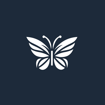 Butterfly Logo branding butterfly logo design graphic design logo minimalist psychology vector