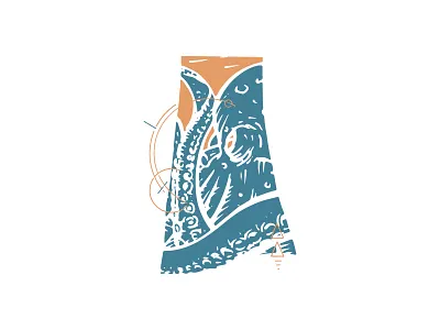 Octopus illustration octopus procreate vector