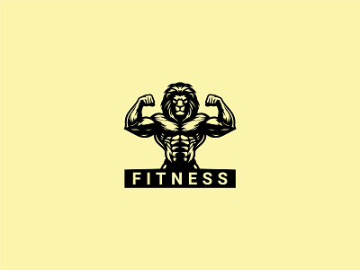 Lion Fitness Logo activity athletic bodybuilder exercise fitness gym gym logo heavy duty lion body lion energy lion fitness lion fitness logo lion logo max fitness muscles strength top logo training weight workout