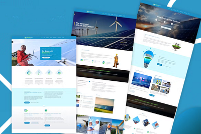 Solar Energy - Wind & Power Company js logo wordpress