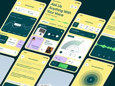 Homi - Smart Home App app clean controlller app design mobile app design modern house smart app smart home smart home app smart house tech app ui uiux ux