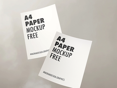 Paper A4 - Free Mockup a4 anagramdesign free free mockup freebie freebies mockup paper paper mockup paper sheet psd