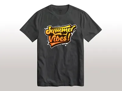 Summer Vibes t-shirt design beach custom custom t shirt design shirt summer summervibes typography